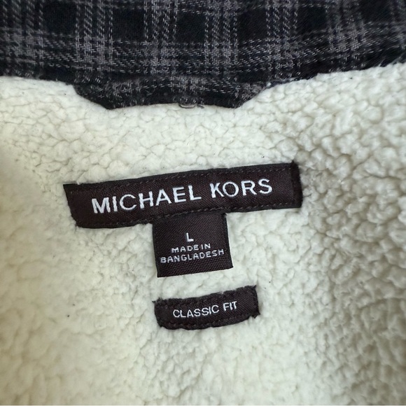 Michael Kors Sherpa Lined Shirt Jacket - Picture 10 of 14
